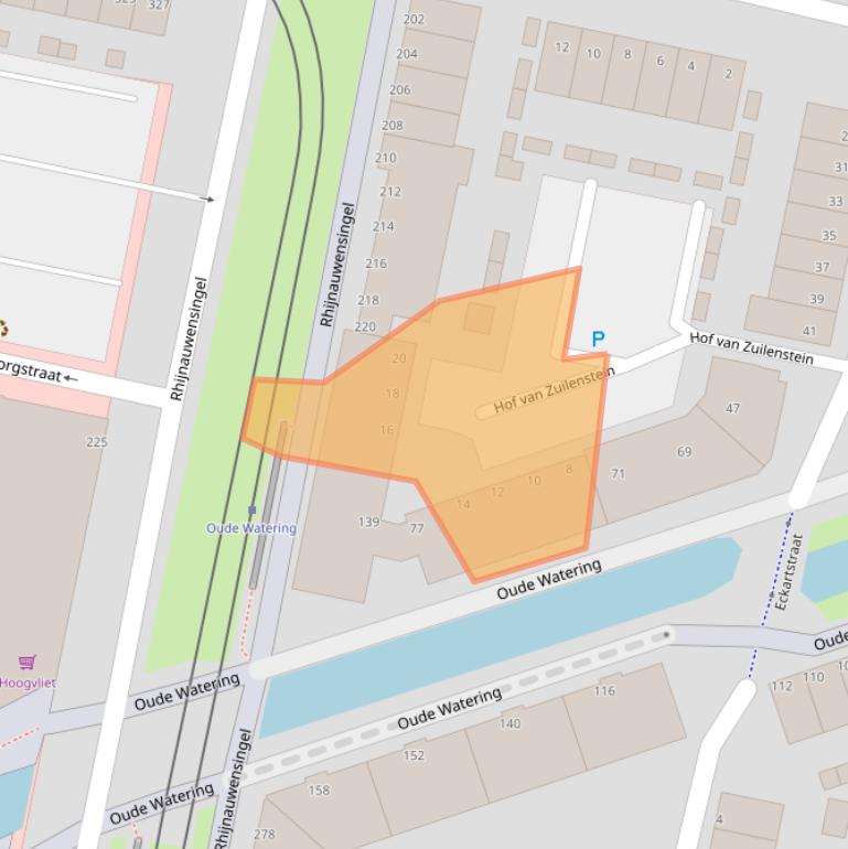 Kaart van postcodegebied 3077XH.