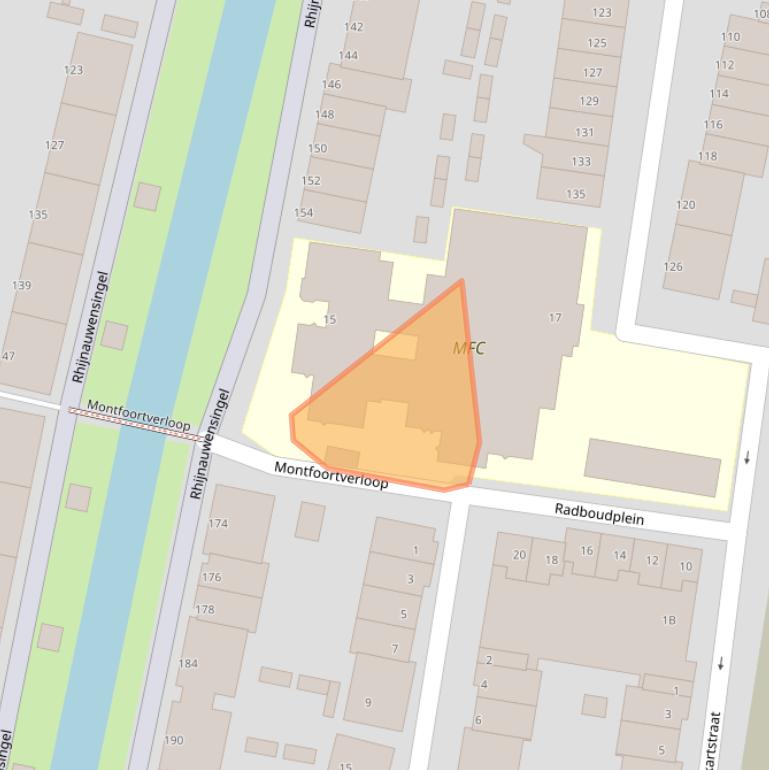 Kaart van postcodegebied 3077XM.