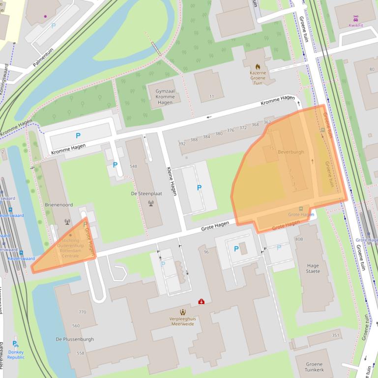 Kaart van postcodegebied 3078AB.