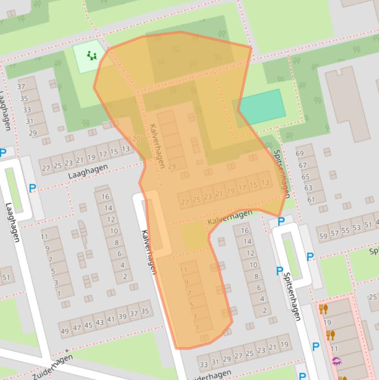 Kaart van postcodegebied 3078BB.