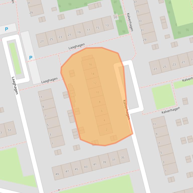 Kaart van postcodegebied 3078BC.