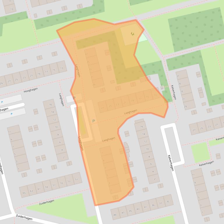 Kaart van postcodegebied 3078BD.