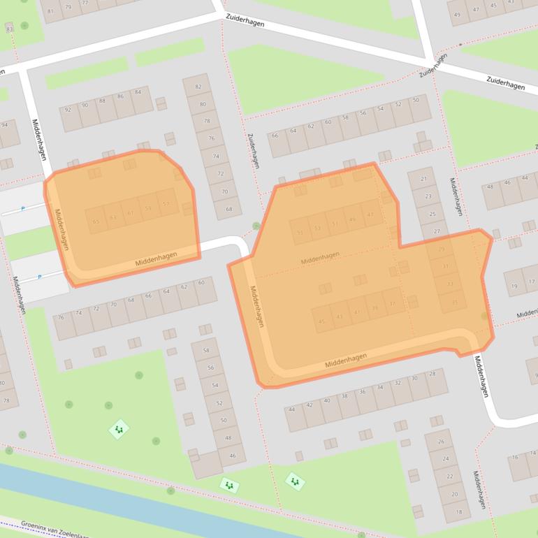 Kaart van postcodegebied 3078BH.