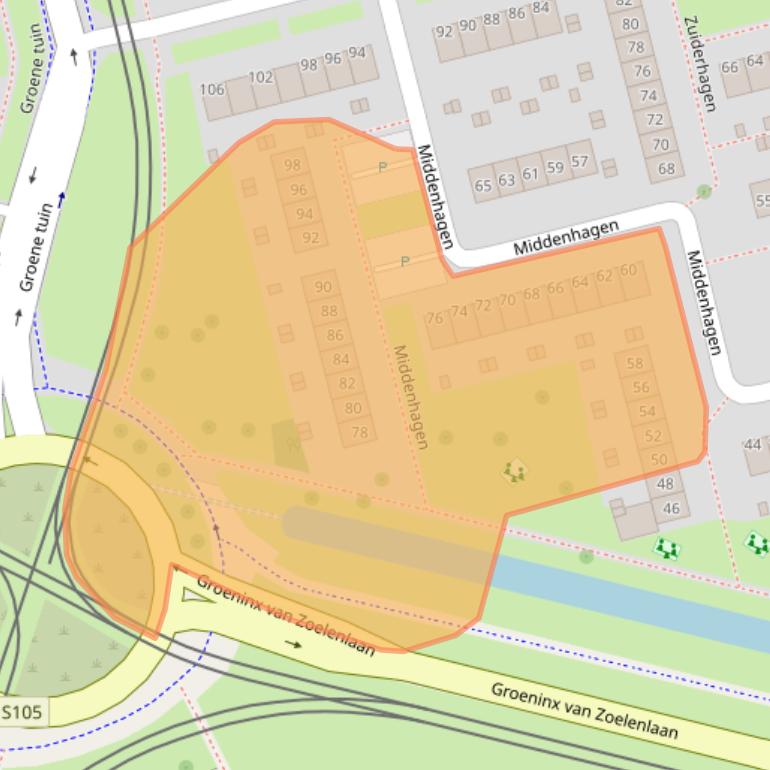 Kaart van postcodegebied 3078BK.