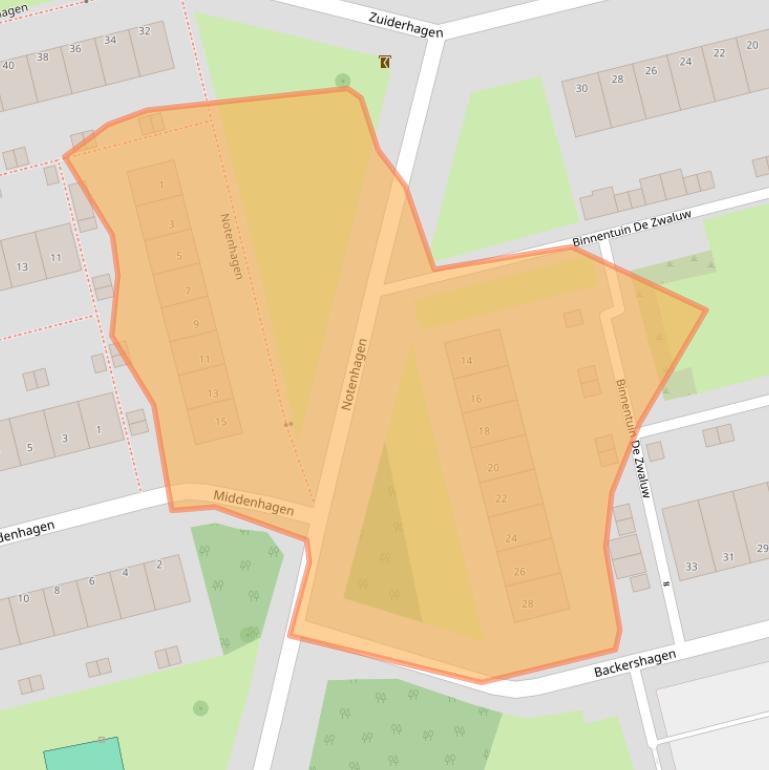 Kaart van postcodegebied 3078BL.