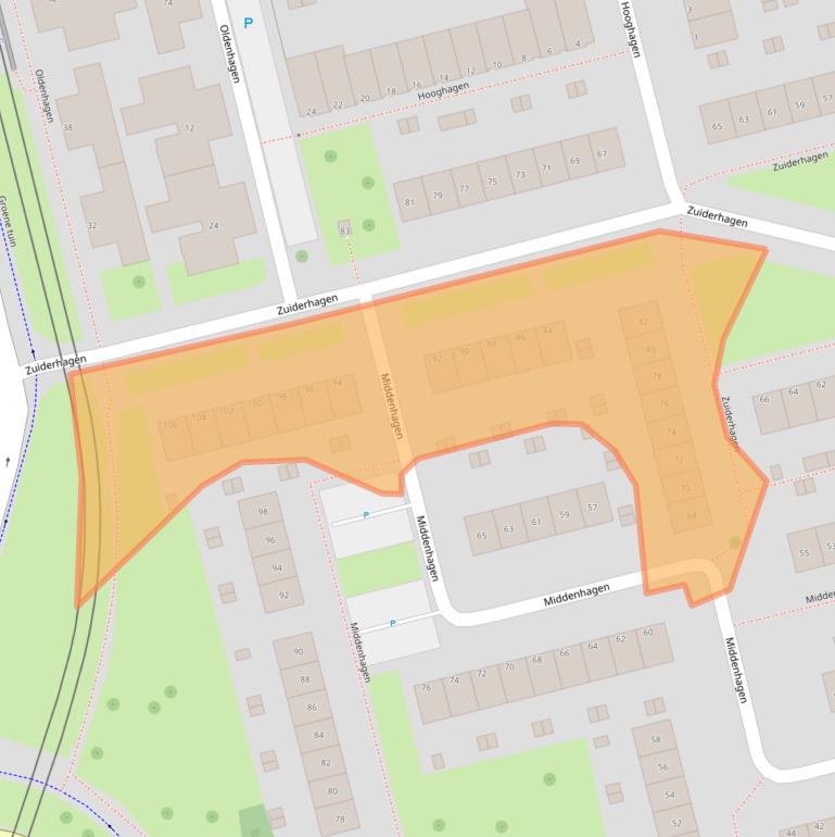 Kaart van postcodegebied 3078BW.