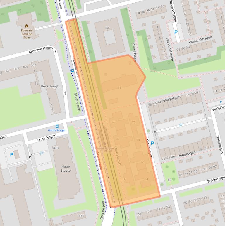 Kaart van postcodegebied 3078BX.