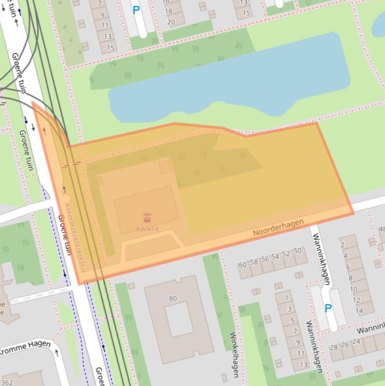 Kaart van postcodegebied 3078CJ.