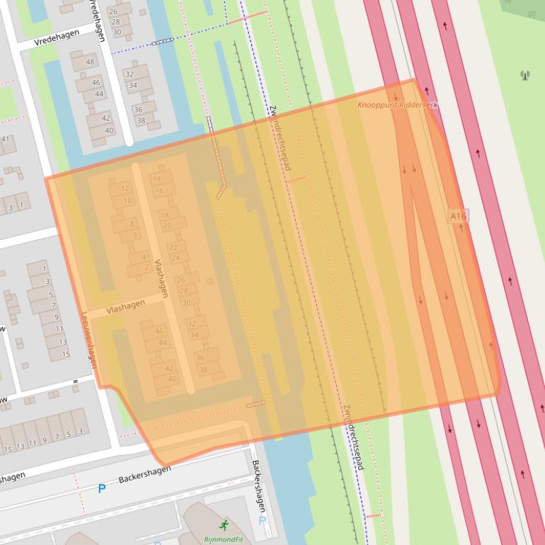 Kaart van postcodegebied 3078CP.