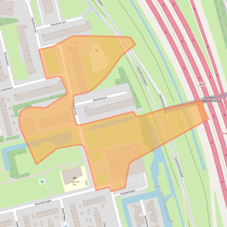 Kaart van postcodegebied 3078EE.