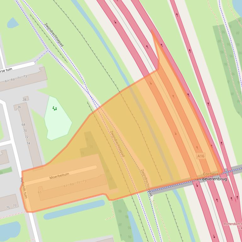 Kaart van postcodegebied 3078EG.