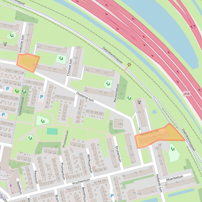 Kaart van postcodegebied 3078EH.