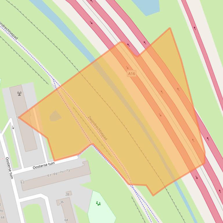 Kaart van postcodegebied 3078EL.