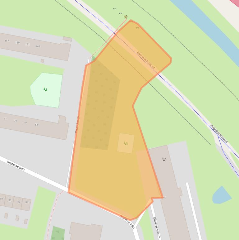 Kaart van postcodegebied 3078EM.