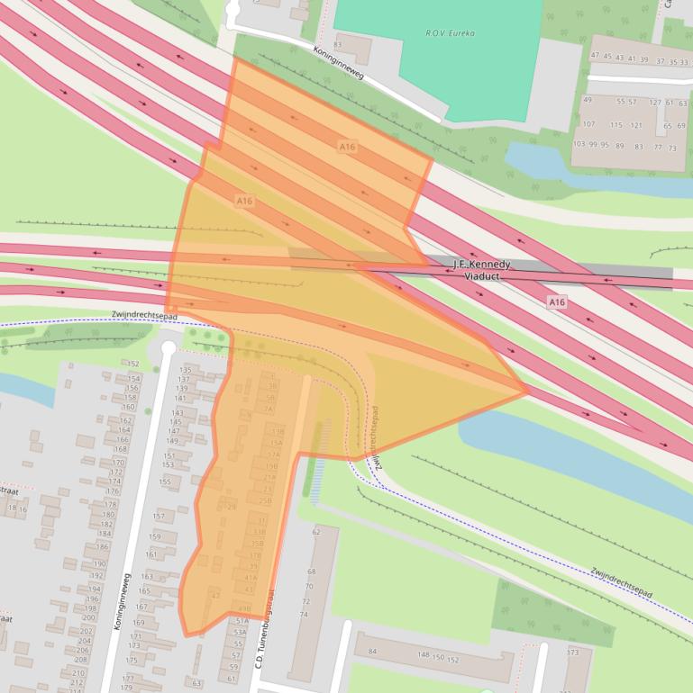 Kaart van postcodegebied 3078GB.