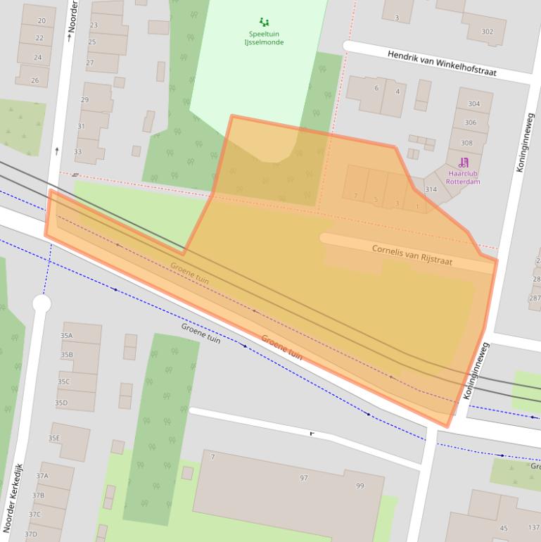Kaart van postcodegebied 3078GK.