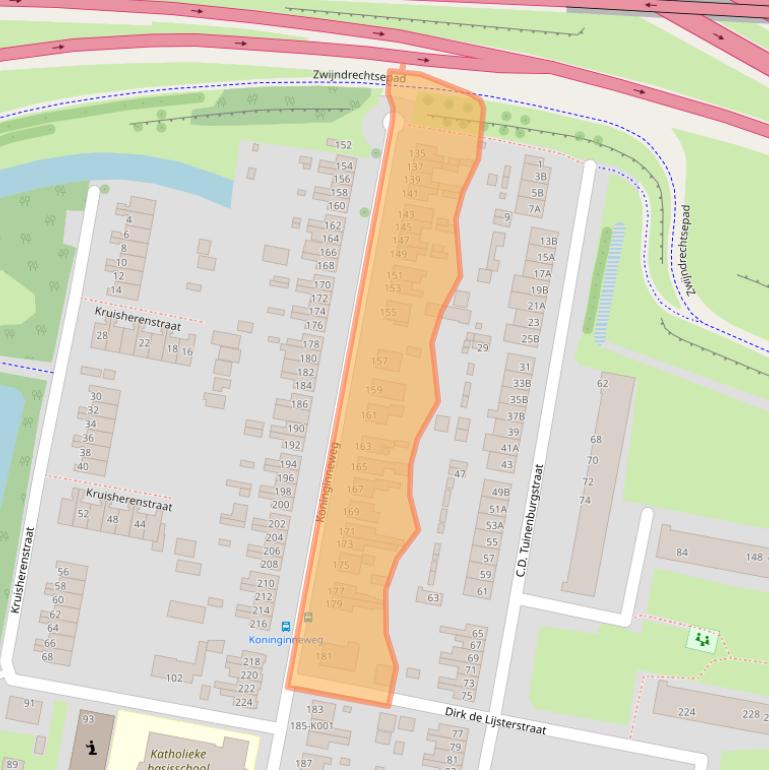 Kaart van postcodegebied 3078GM.