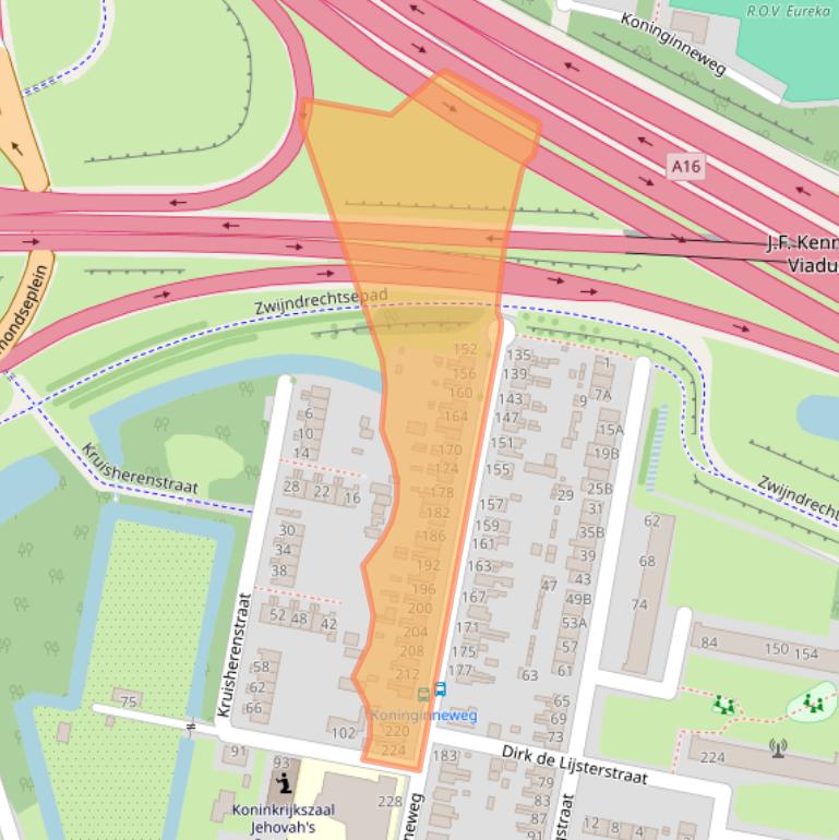 Kaart van postcodegebied 3078GR.