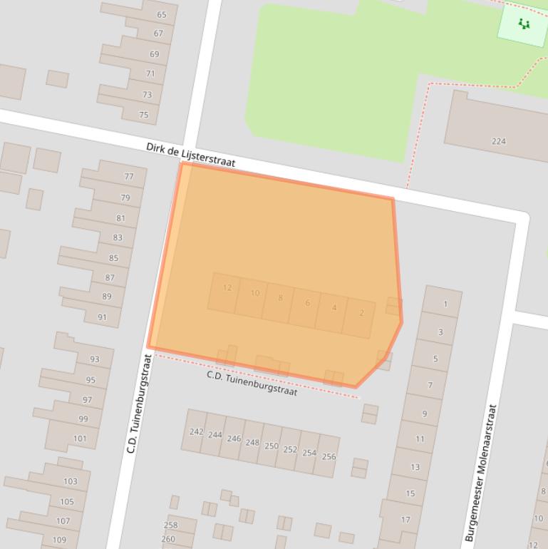 Kaart van postcodegebied 3078GV.