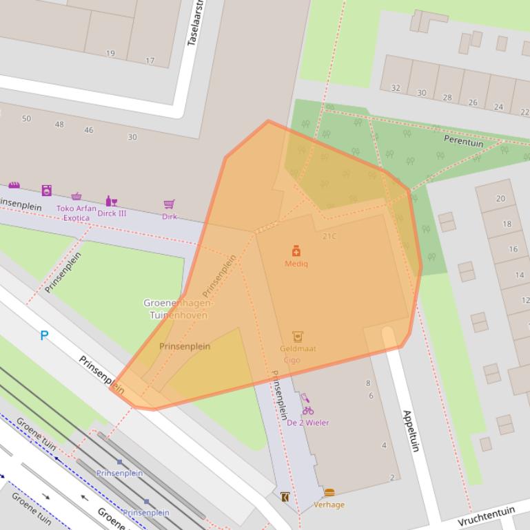 Kaart van postcodegebied 3078GW.