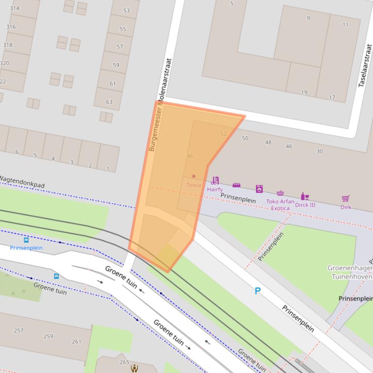 Kaart van postcodegebied 3078GX.