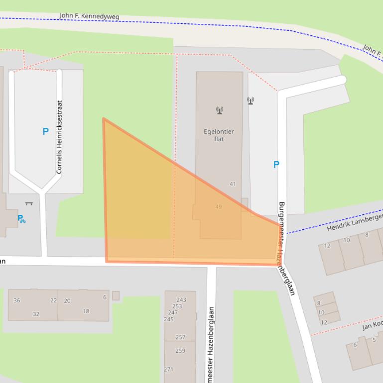 Kaart van postcodegebied 3078HD.