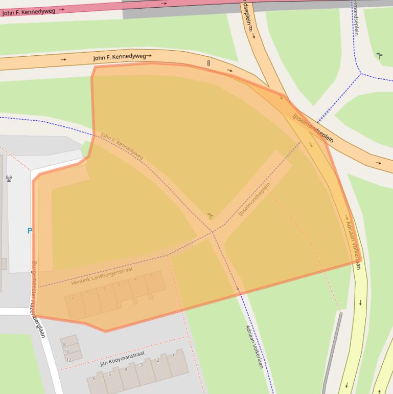 Kaart van postcodegebied 3078HK.