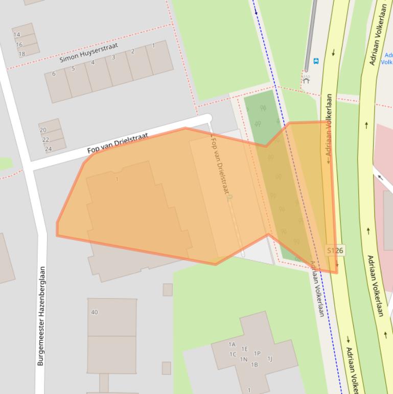 Kaart van postcodegebied 3078HW.