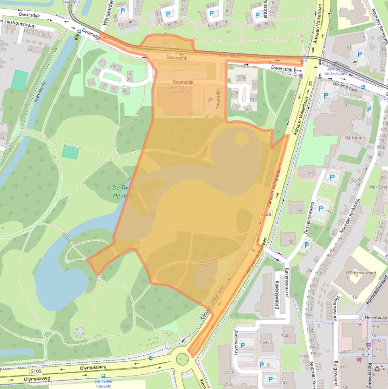 Kaart van postcodegebied 3078JD.