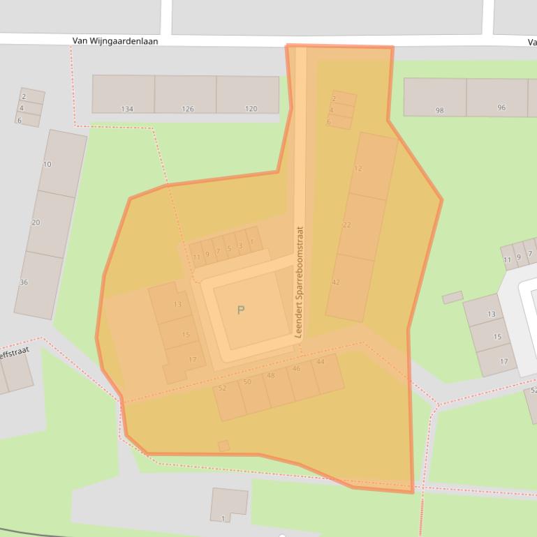 Kaart van postcodegebied 3078JJ.