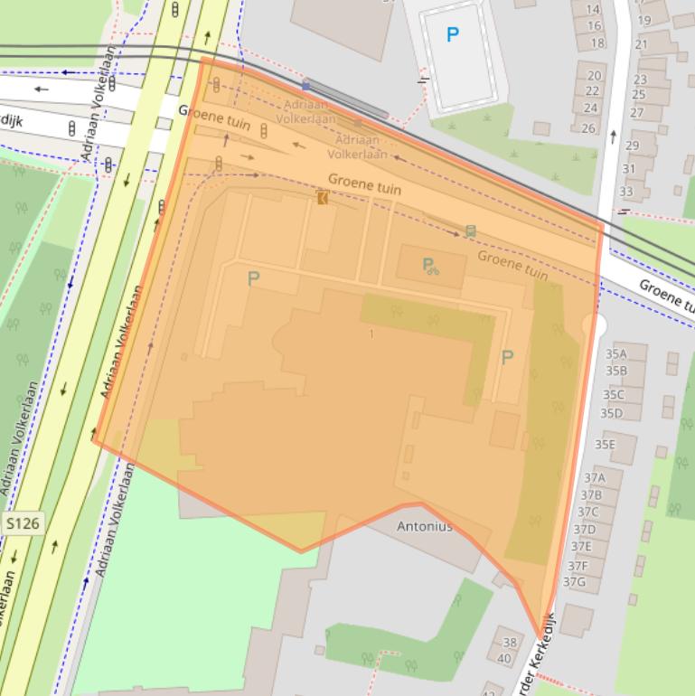 Kaart van postcodegebied 3078KA.