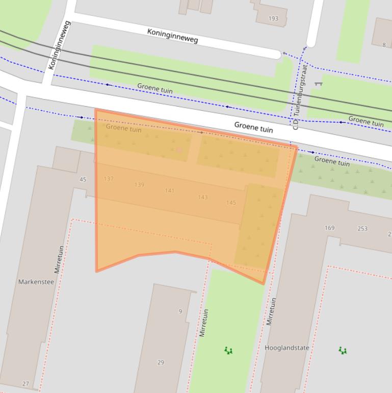 Kaart van postcodegebied 3078KC.