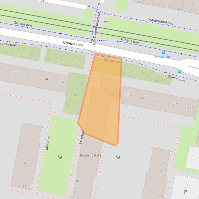 Kaart van postcodegebied 3078KD.