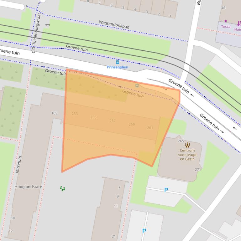 Kaart van postcodegebied 3078KE.