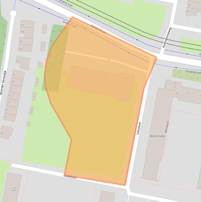 Kaart van postcodegebied 3078KL.