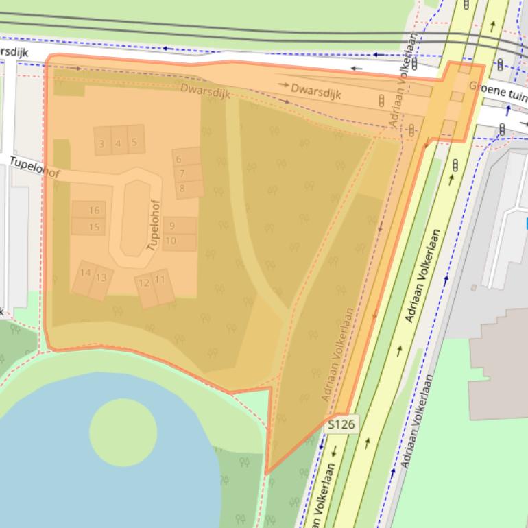 Kaart van postcodegebied 3078KN.