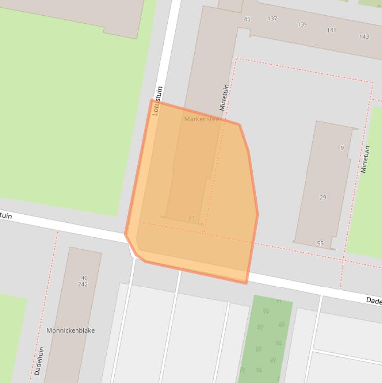 Kaart van postcodegebied 3078KZ.