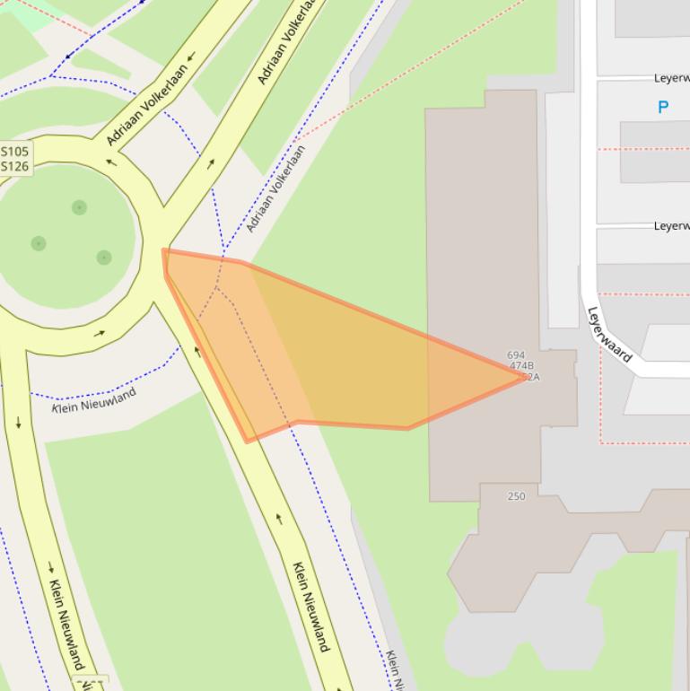 Kaart van postcodegebied 3078NB.