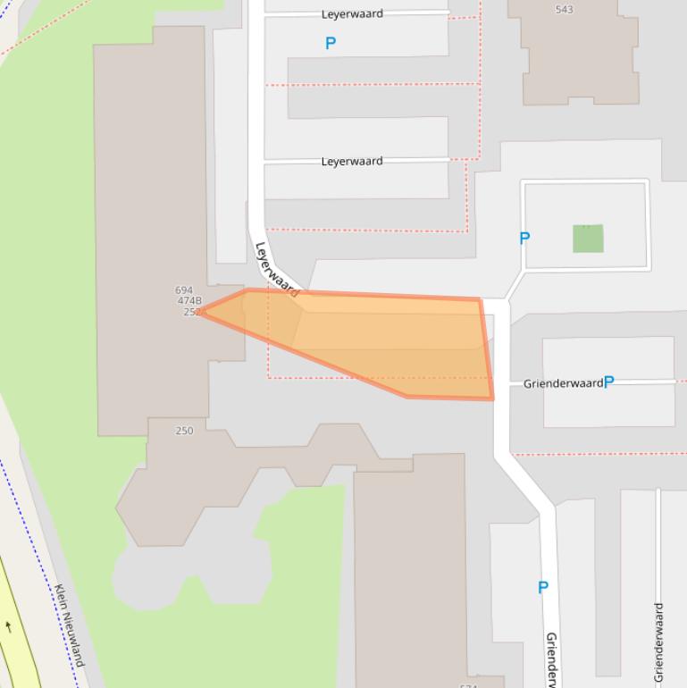 Kaart van postcodegebied 3078NC.