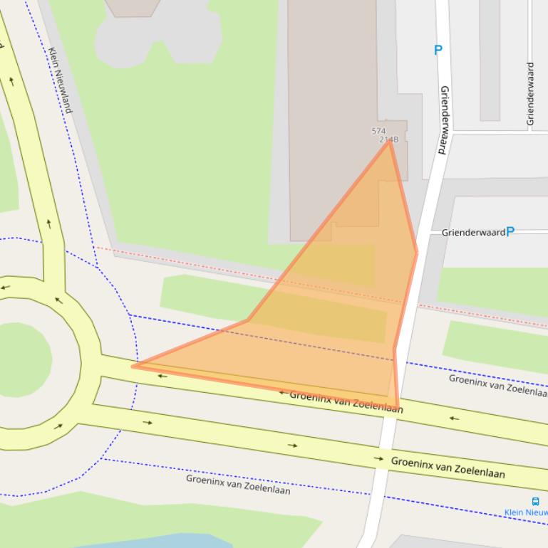 Kaart van postcodegebied 3078NL.