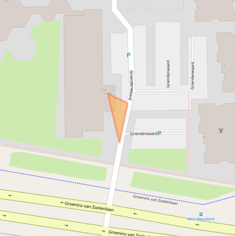 Kaart van postcodegebied 3078NS.