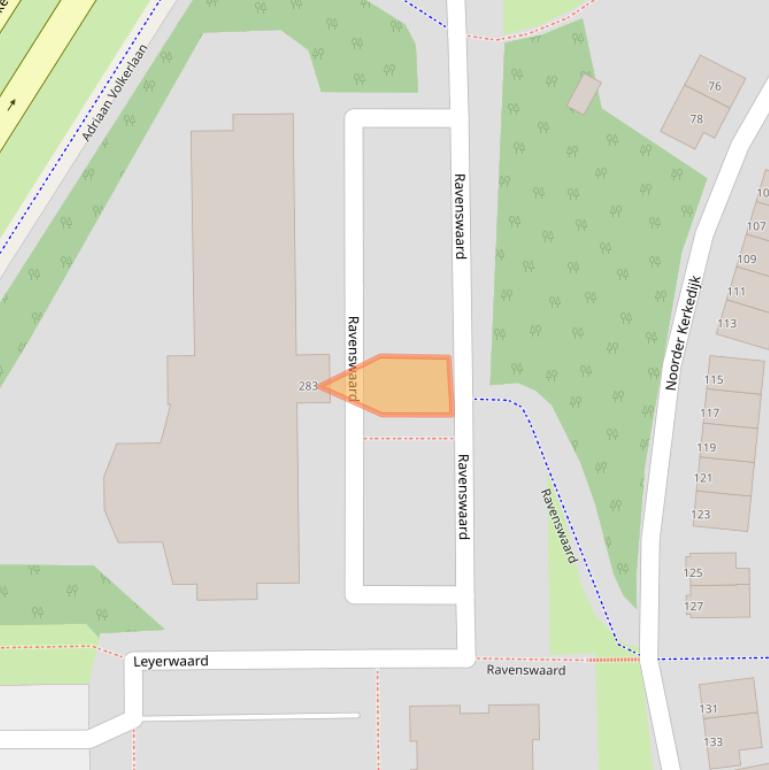 Kaart van postcodegebied 3078PN.