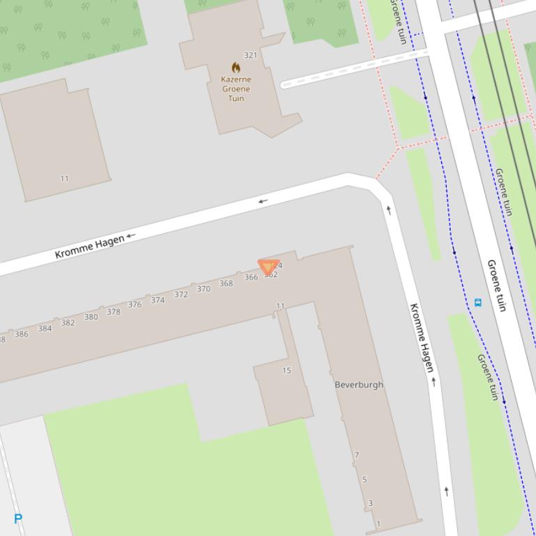 Kaart van postcodegebied 3078RH.