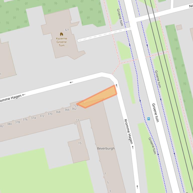 Kaart van postcodegebied 3078RK.