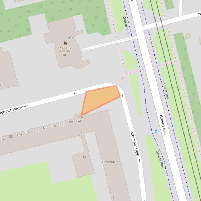 Kaart van postcodegebied 3078RL.