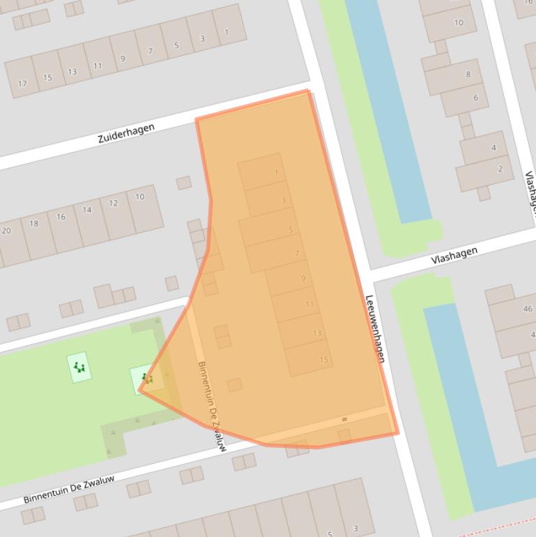 Kaart van postcodegebied 3078SG.