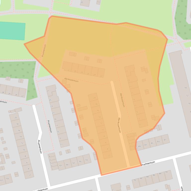 Kaart van postcodegebied 3078TA.