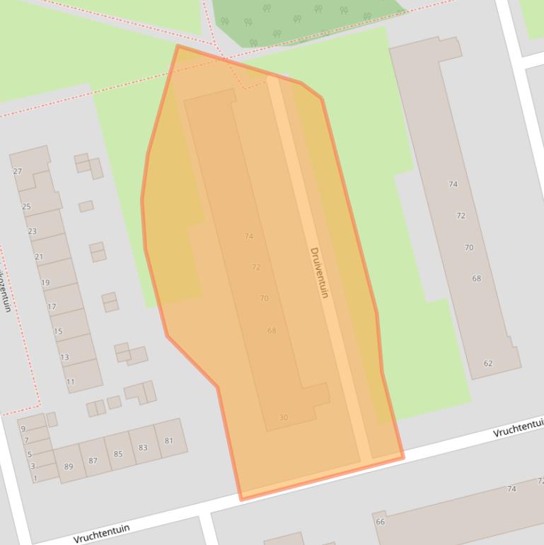 Kaart van postcodegebied 3078TD.