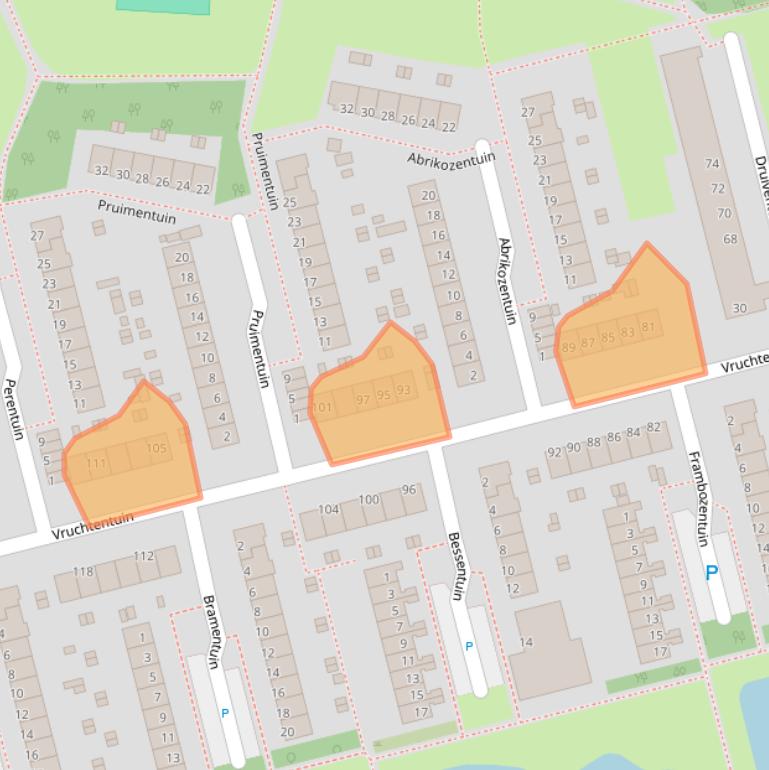 Kaart van postcodegebied 3078TK.