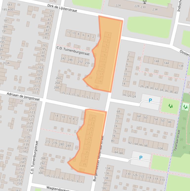 Kaart van postcodegebied 3078VA.